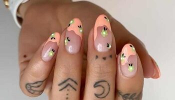 Conception d'ongles photo français d'été