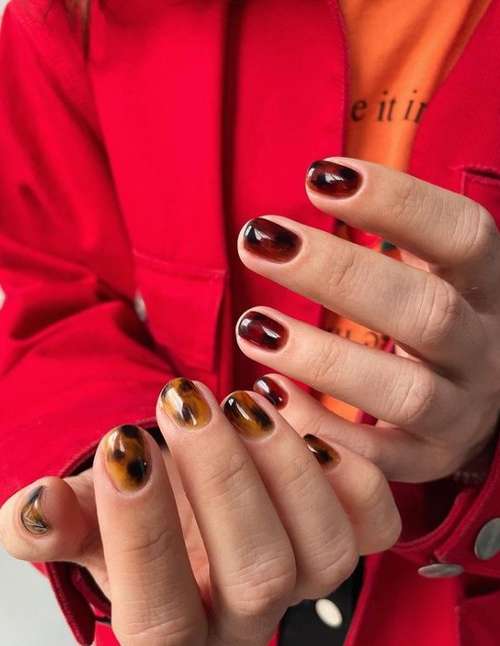 Manucure avec divorces 2026: conception d'ongles, actualité photo