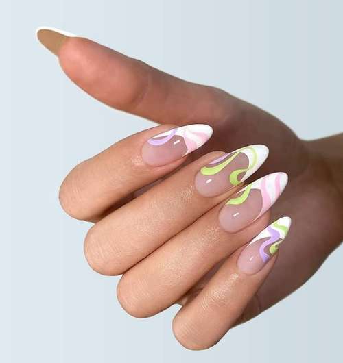 Manucure avec divorces 2026: conception d'ongles, actualité photo