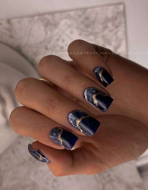 Manucure avec divorces 2026: conception d'ongles, actualité photo