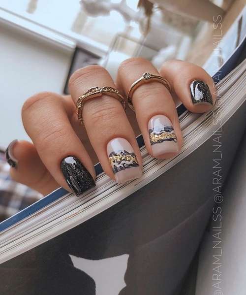 Manucure avec divorces 2026: conception d'ongles, actualité photo