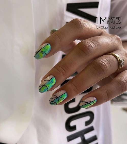 Manucure avec divorces 2026: conception d'ongles, actualité photo