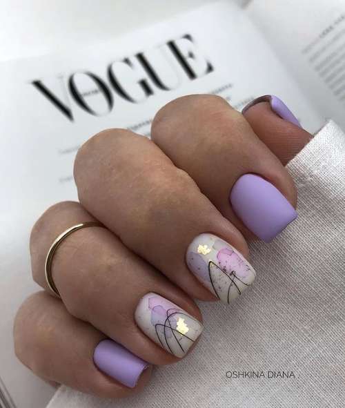 Manucure avec divorces 2026: conception d'ongles, actualité photo