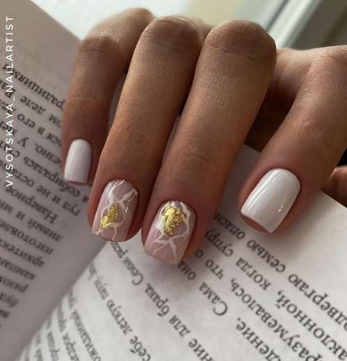 Manucure avec divorces 2026: conception d'ongles, actualité photo