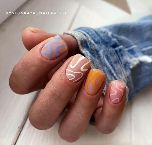 Manucure avec divorces 2026: conception d'ongles, actualité photo