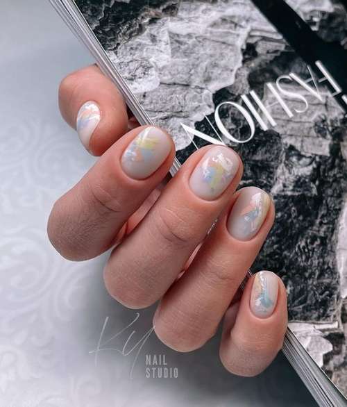 Manucure avec divorces 2026: conception d'ongles, actualité photo