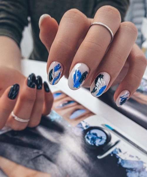 Manucure avec divorces 2026: conception d'ongles, actualité photo