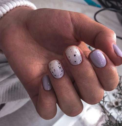 Dégradé laiteux avec la technique des éclaboussures de peinture