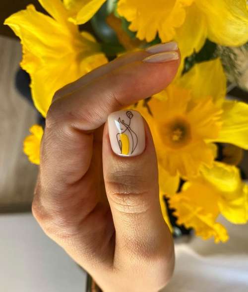 Manucure au lait pour ongles courts 2026: photo, design de mode