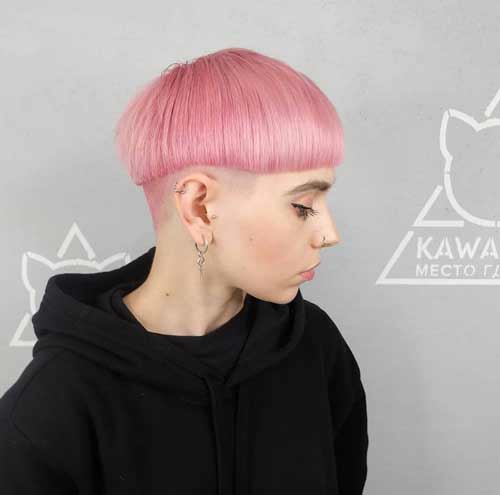 Temples et nuque rasés