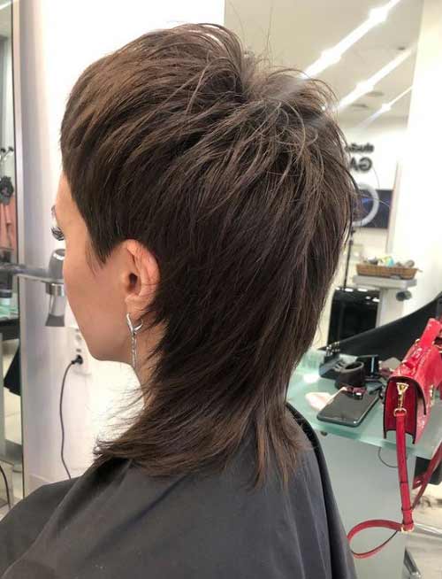 Coupe de cheveux maillet pour les filles