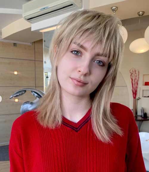 Coupe de cheveux au maillet moyen