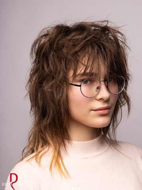 Maillet de coupe de cheveux à la mode pour les filles