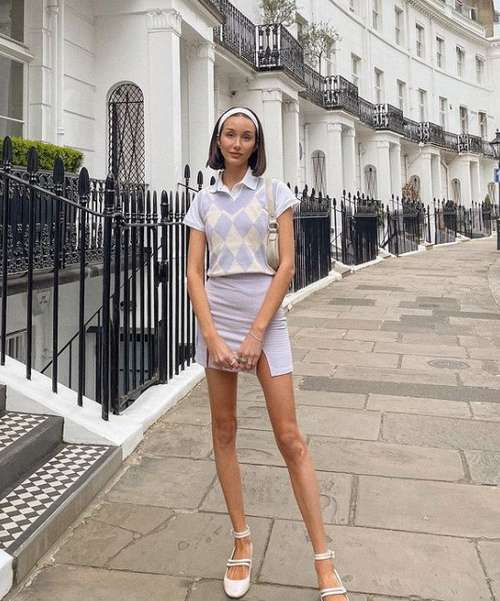 Jupes fendues à la mode: photos avec quoi porter, tendances 2026