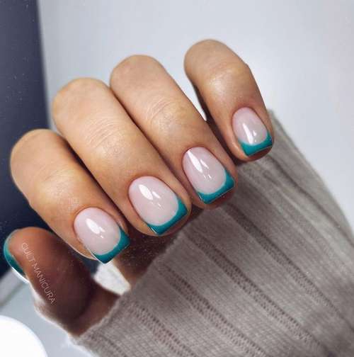 Manucure turquoise 2025-2026: une photo de nouvelles idées, un aperçu des tendances