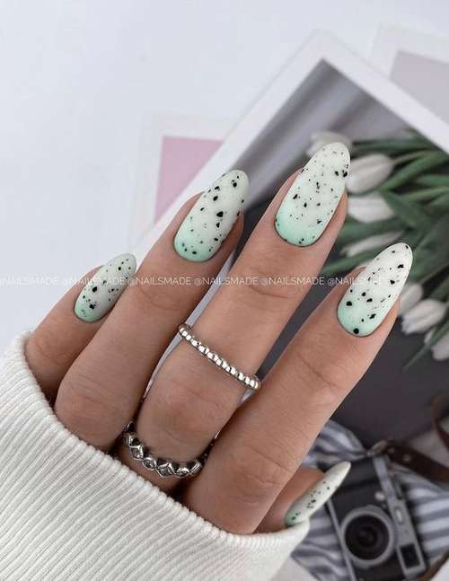 Manucure turquoise 2025-2026: une photo de nouvelles idées, un aperçu des tendances