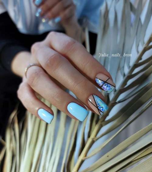 Manucure marine 2026: nouveaux designs d'ongles en mer, photos