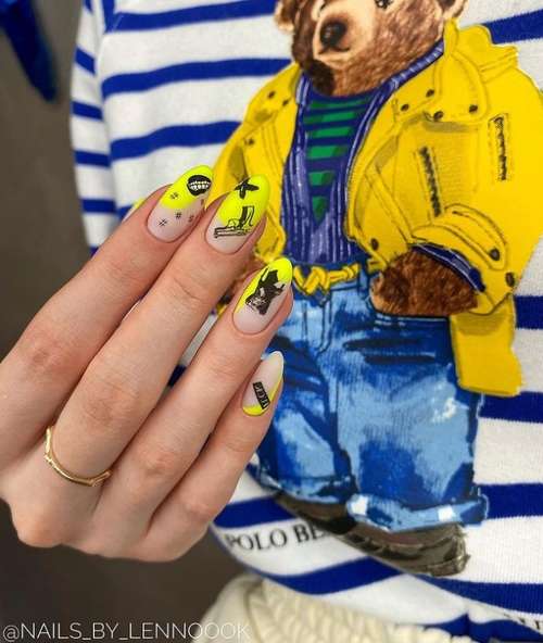 Ongles longs brillants