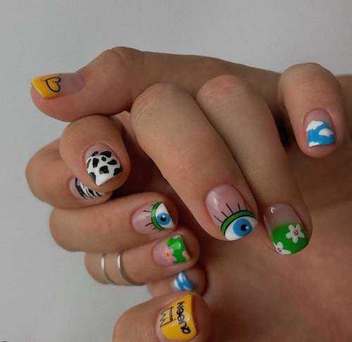 Différents designs d'ongles : une nouvelle tendance 2025-2026, photo