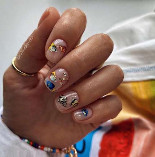 Différents designs d'ongles : une nouvelle tendance 2025-2026, photo