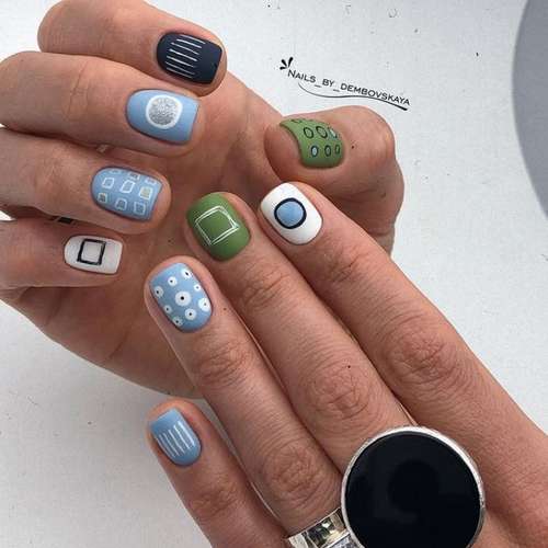 Différents designs d'ongles : une nouvelle tendance 2025-2026, photo