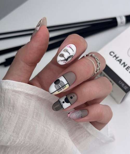 Différents designs d'ongles : une nouvelle tendance 2025-2026, photo