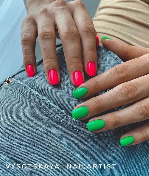 Manucure vert foncé 2025-2026: idées, design, photos