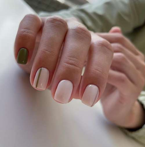 Manucure vert foncé 2025-2026: idées, design, photos