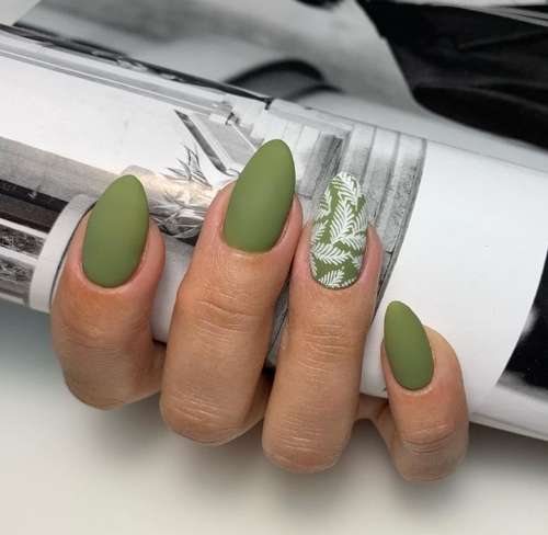 Manucure vert foncé 2025-2026: idées, design, photos