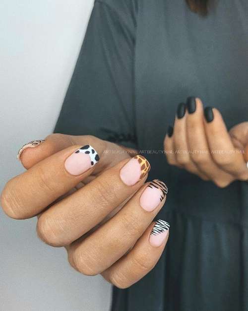 Manucure ultra tendance avec imprimé animal : nouveautés 2026, photos