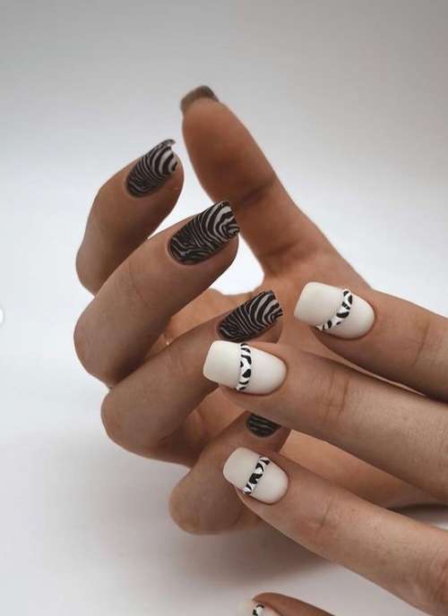 Manucure ultra tendance avec imprimé animal : nouveautés 2026, photos