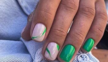 Manucure courte d'automne