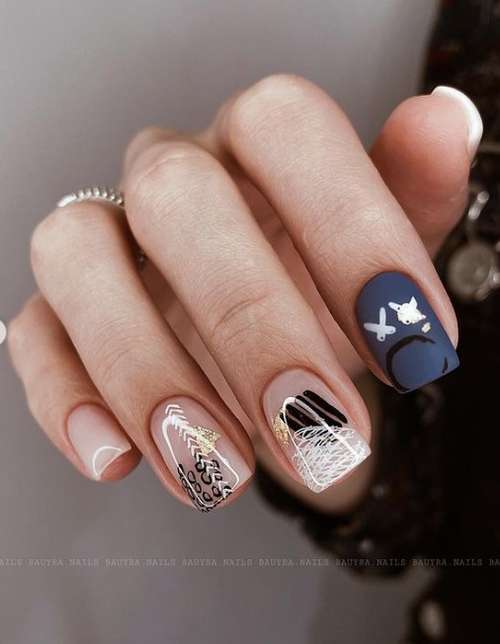 Manucure d'automne 2026 pour ongles courts: photos, tendances du design