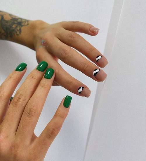 Manucure d'automne 2026 pour ongles courts: photos, tendances du design