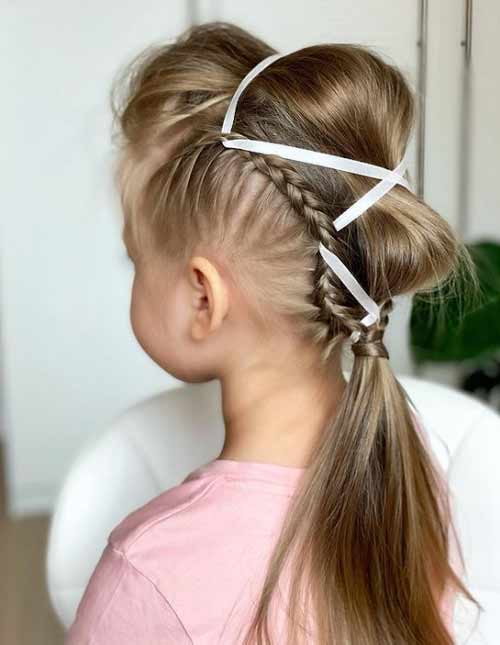 Coiffure originale pour le 1er septembre