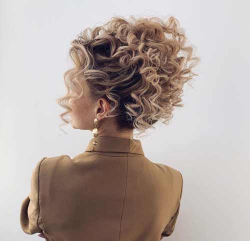 Coiffure chignon américain