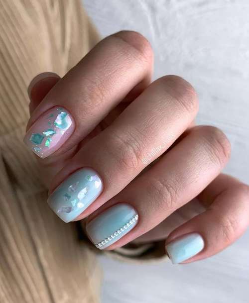 Bases de camouflage colorées: nouvelle manucure 2026, photo