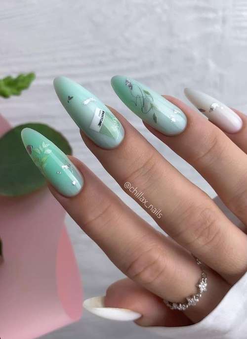 Bases de camouflage colorées: nouvelle manucure 2026, photo