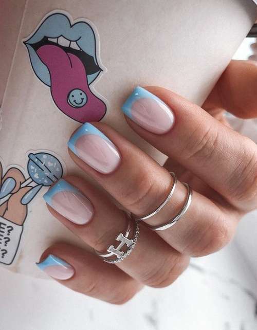 Bases de camouflage colorées: nouvelle manucure 2026, photo