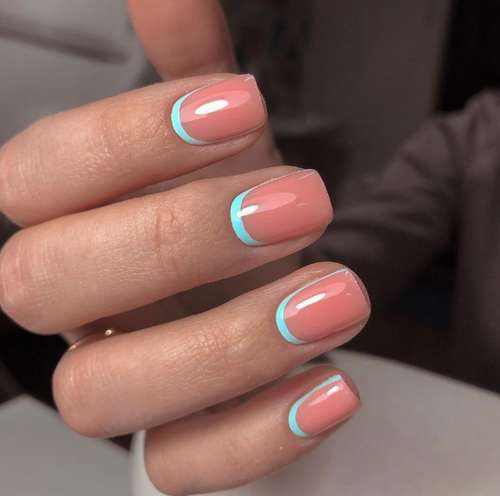 Bases de camouflage colorées: nouvelle manucure 2026, photo