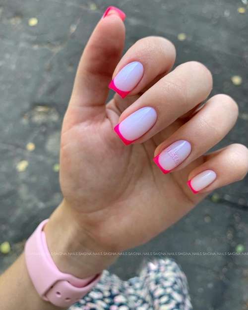 Bases de camouflage colorées: nouvelle manucure 2026, photo