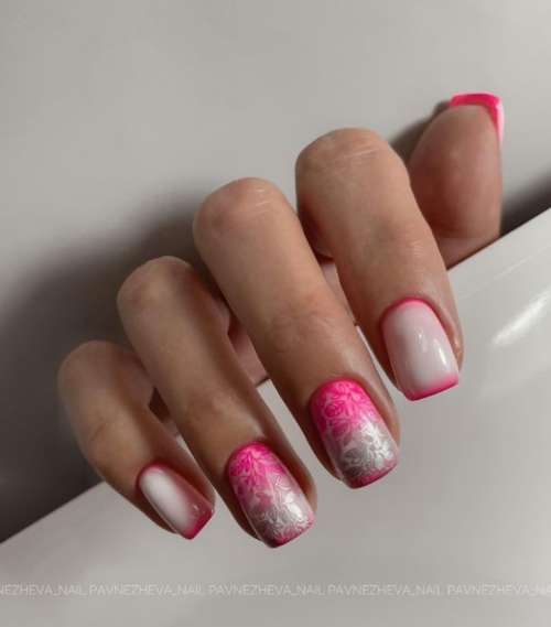 Manucure rouge avec papier d'aluminium: beau design, photo, nouveaux articles