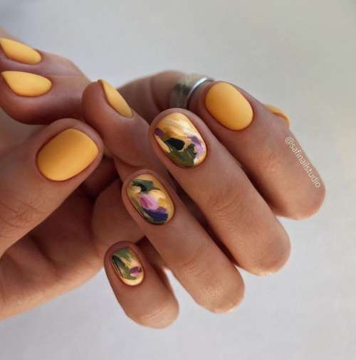 Conception de traits sur les ongles: belles idées de manucure, nouveaux articles