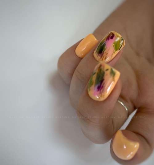 Conception de traits sur les ongles: belles idées de manucure, nouveaux articles