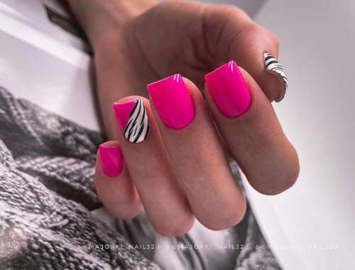 Manucure Zebra 2026: photo, nouveau design spectaculaire