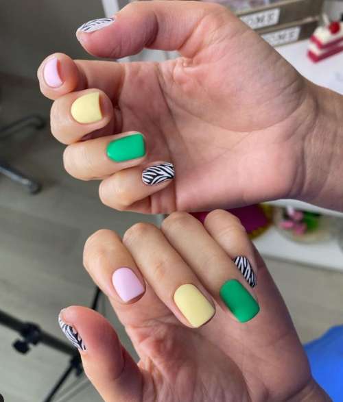 Manucure Zebra 2026: photo, nouveau design spectaculaire