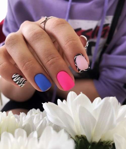 Manucure Zebra 2026: photo, nouveau design spectaculaire