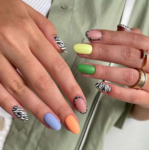 Manucure Zebra 2026: photo, nouveau design spectaculaire