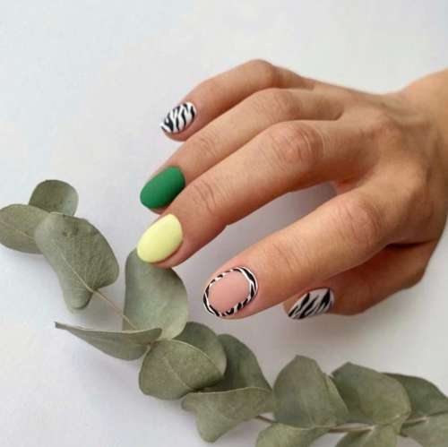 Manucure Zebra 2026: photo, nouveau design spectaculaire