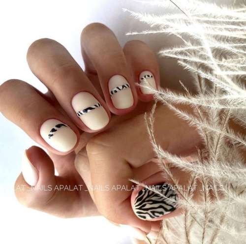 Manucure Zebra 2026: photo, nouveau design spectaculaire